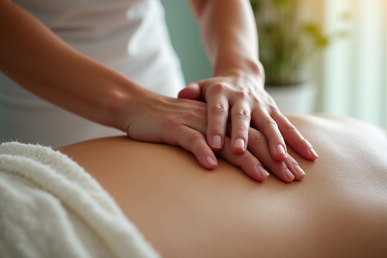 Therapeutische Massage Behandlung